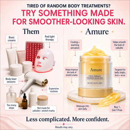 Amure™ Anti Cellulite Sculpting Gold Massage Cream