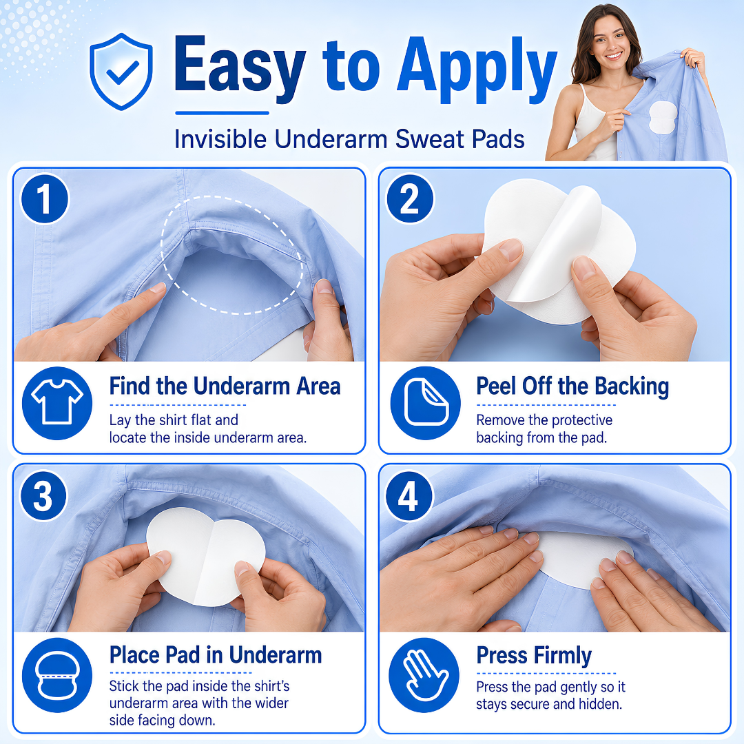 Amure™ Invisible Underarm Sweat Pads