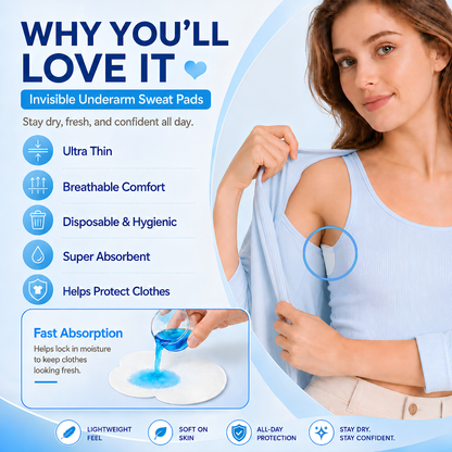 Amure™ Invisible Underarm Sweat Pads